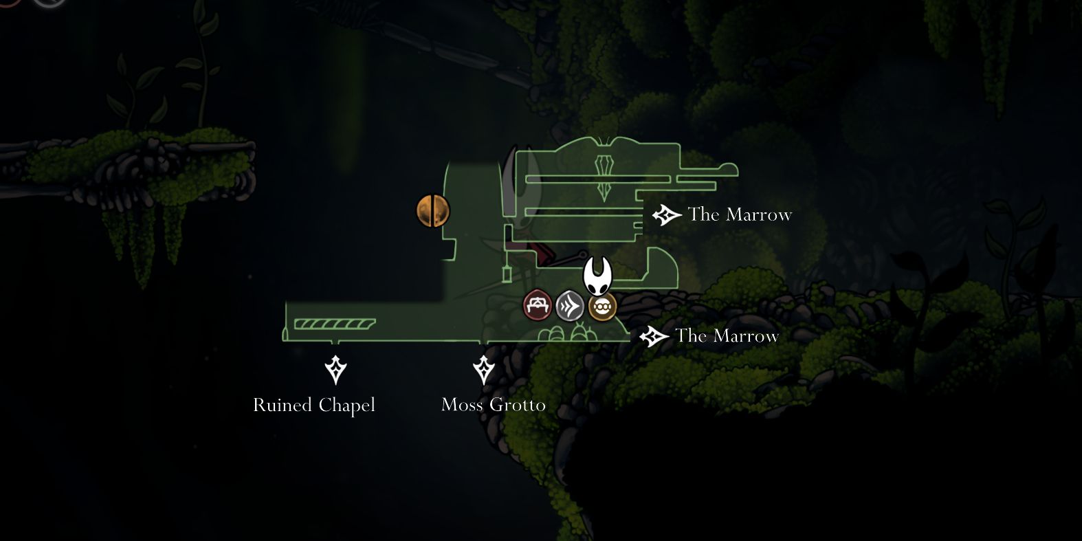 Posizione della quarta Morella in Hollow Knight Silksong