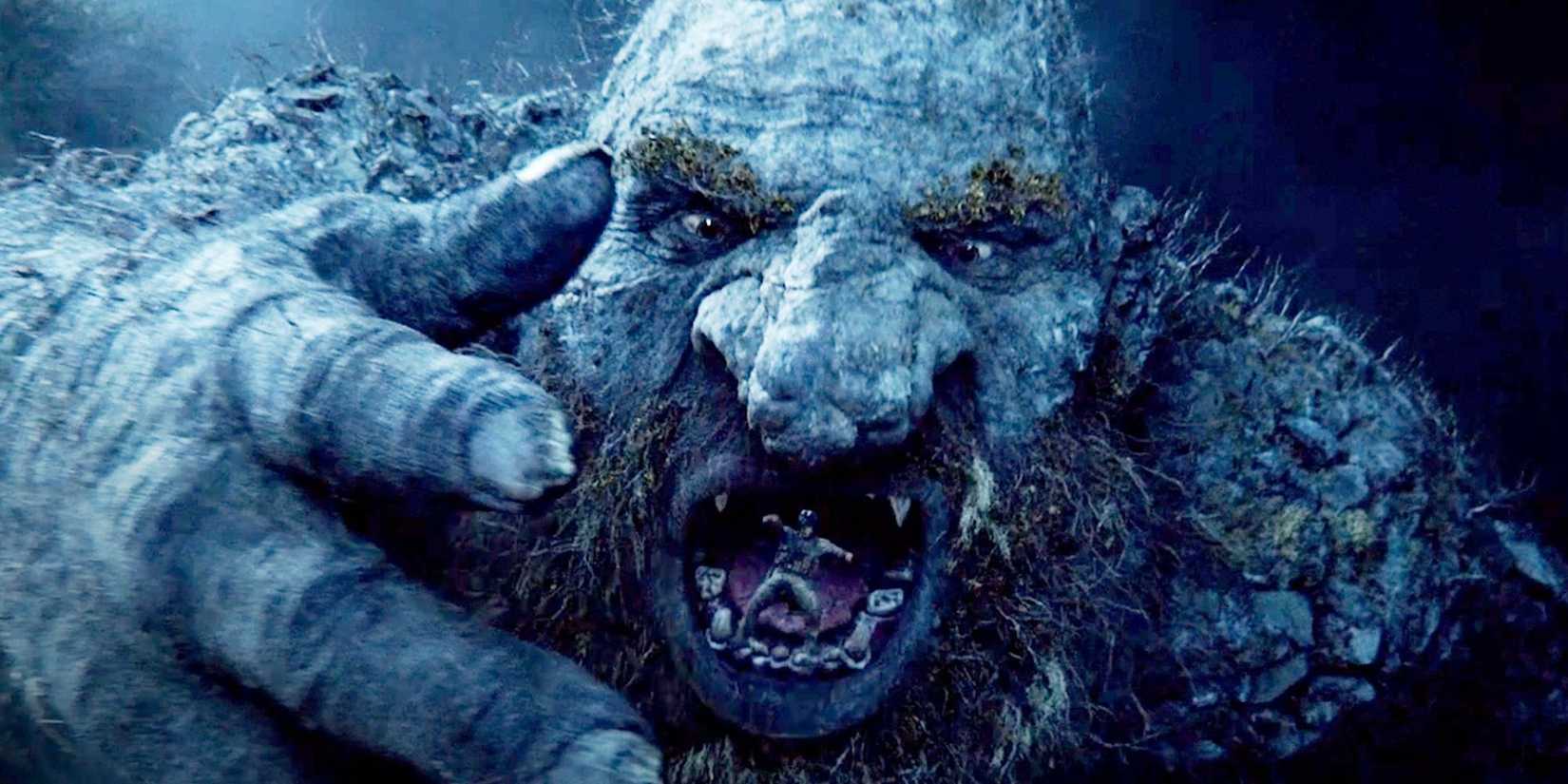 The Troll reaching forward in Troll