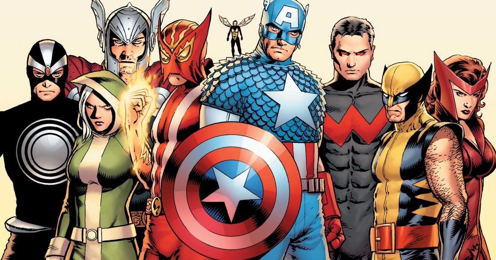 the uncanny avengers including havok and captain america