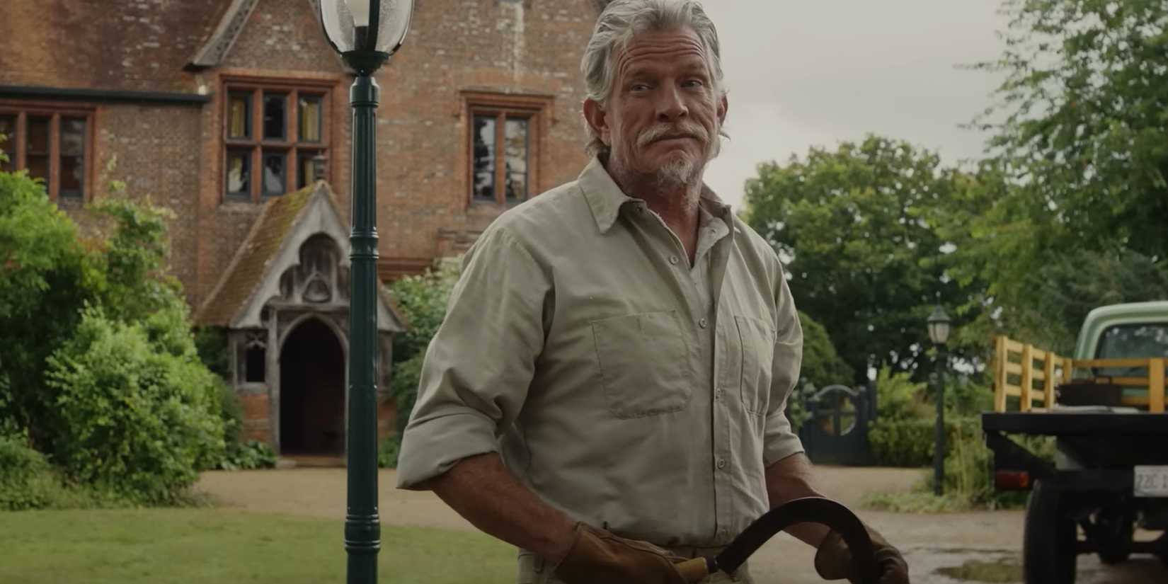 Thomas haden Church looks on as Samson Holt in the trailer for Wake Up ᴅᴇᴀᴅ Man