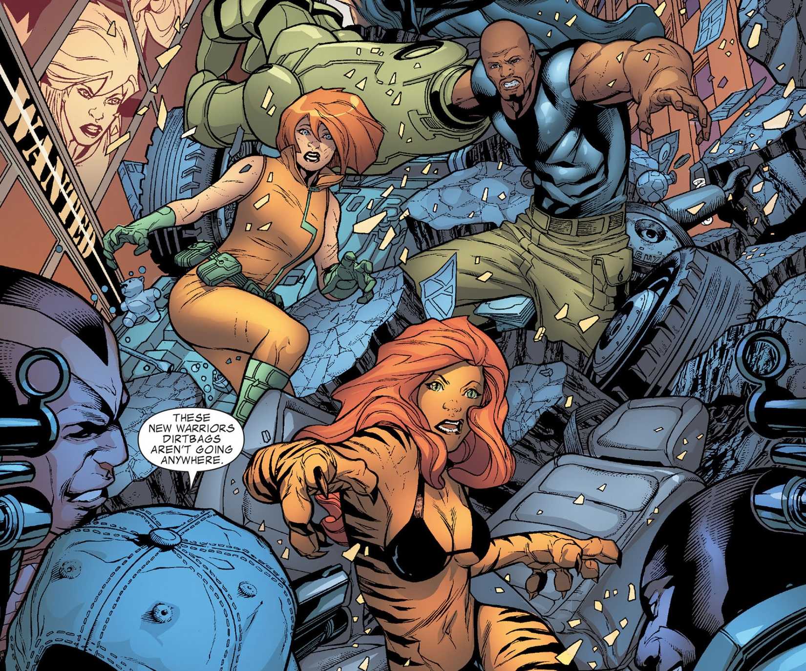 tigra's avengers resistance team
