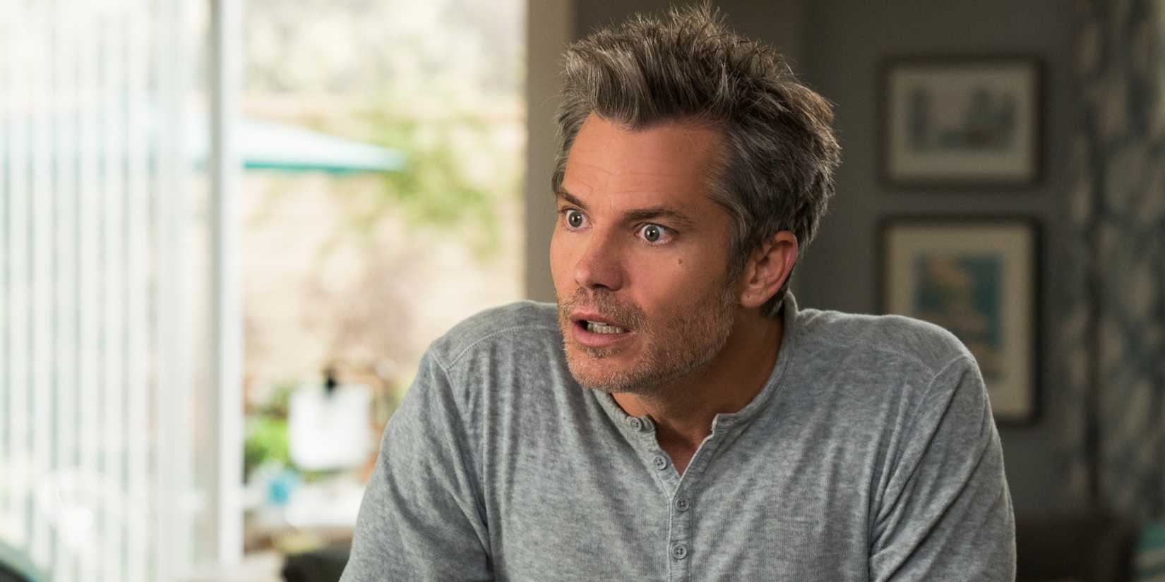 Timothy Olyphant Is A Master Of TV Westerns, But His 89% RT Masterpiece Is From A Completely Different Genre Timothy Olyphant looking shocked in Santa Clarita Diet