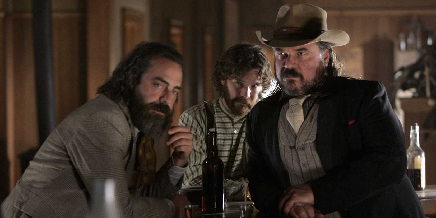 Atores em cena de Deadwood