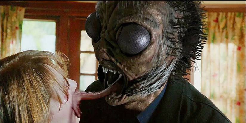 The Jinnamuru Xunte in Grimm licking a victim's face