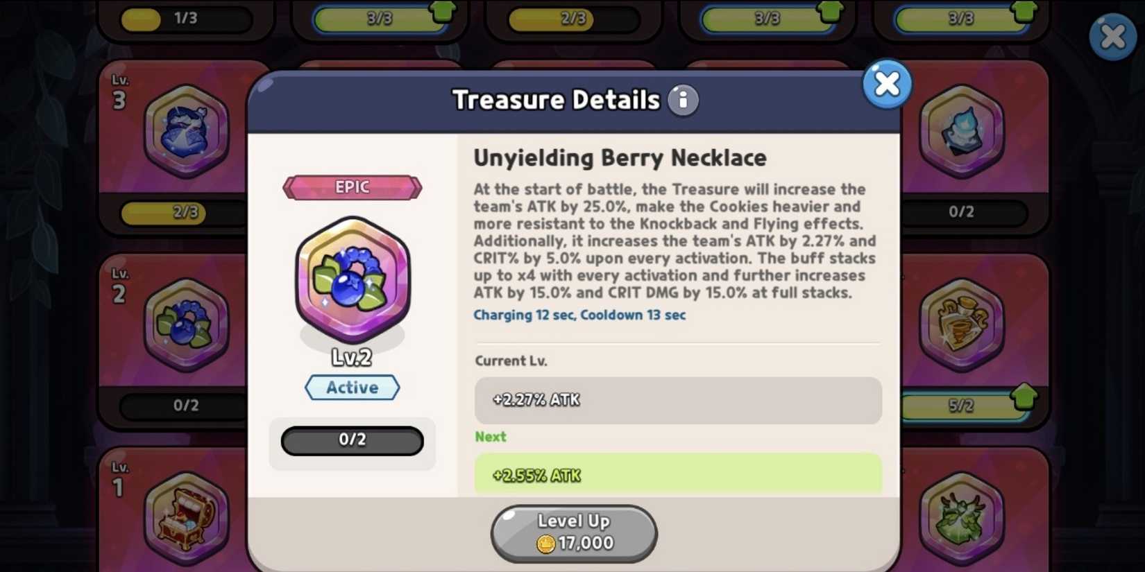 Unyielding Berry Necklace Treasure From Cookie Run Kingdom
