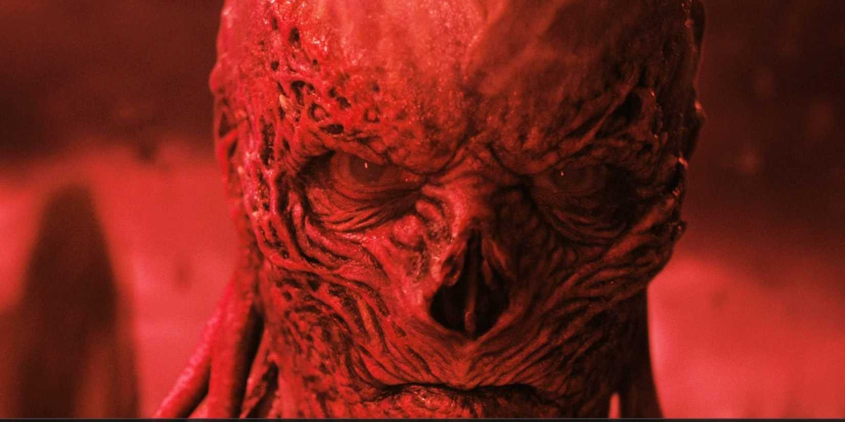 Rosto de Vecna em Stranger Things