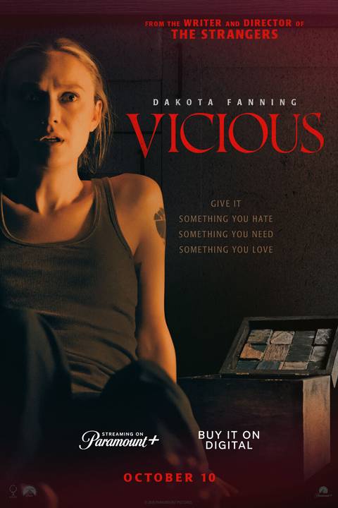 Pôster oficial do filme Vicious (2025).