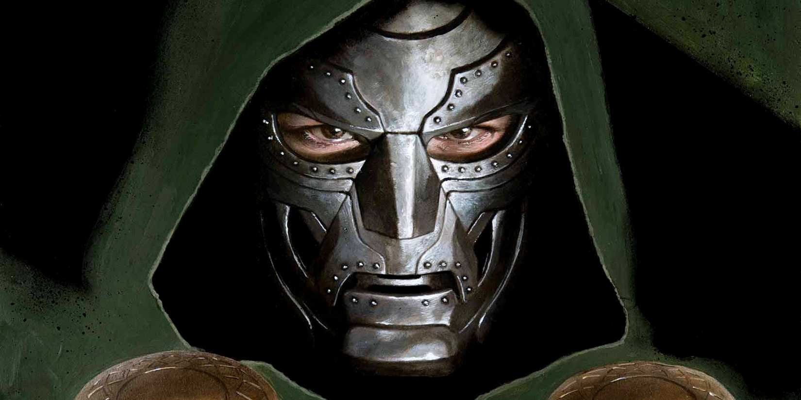Victor looks directly at the camera in Doctor Doom cover by Adi Granov