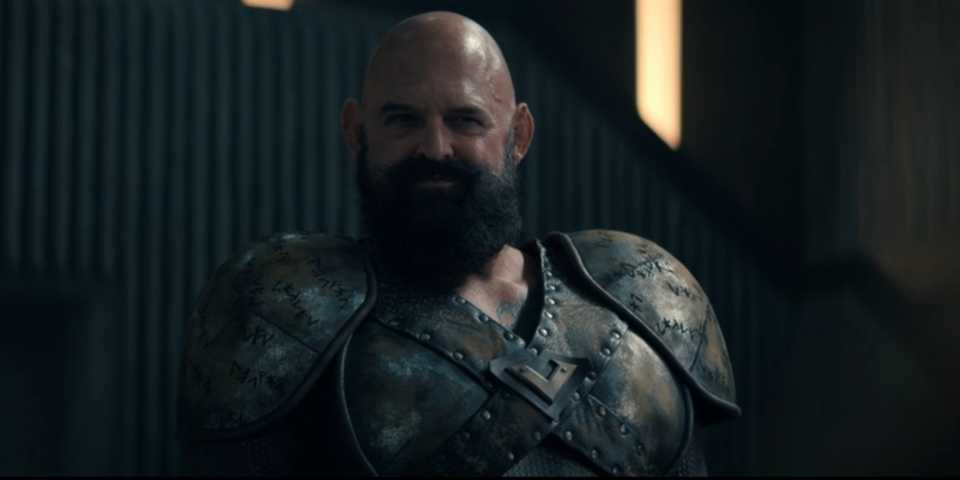 Vikor (Tait Fletcher) smiling towards the class in Gen V season 2
