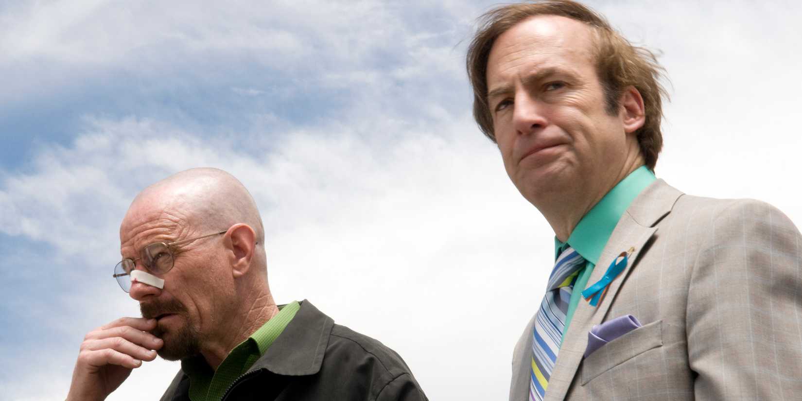 Walt and Saul in Breaking Bad