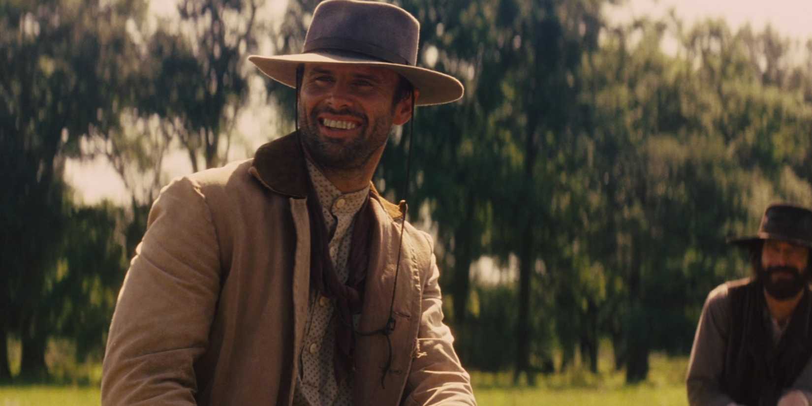 Walton Goggins smiling as Billy Crash in Django Unchained