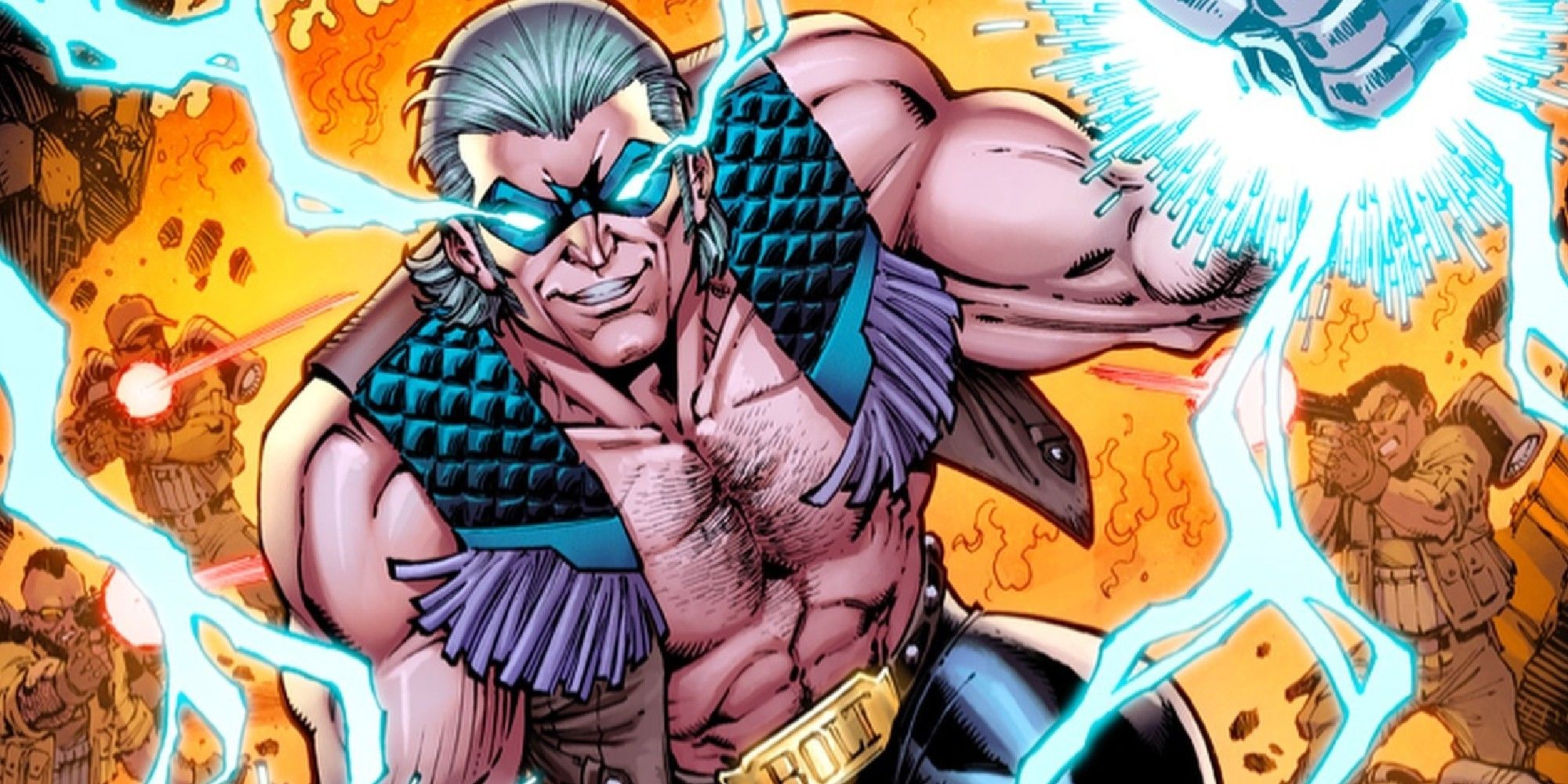 WEST COAST AVENGERS HERO BLUE BOLT