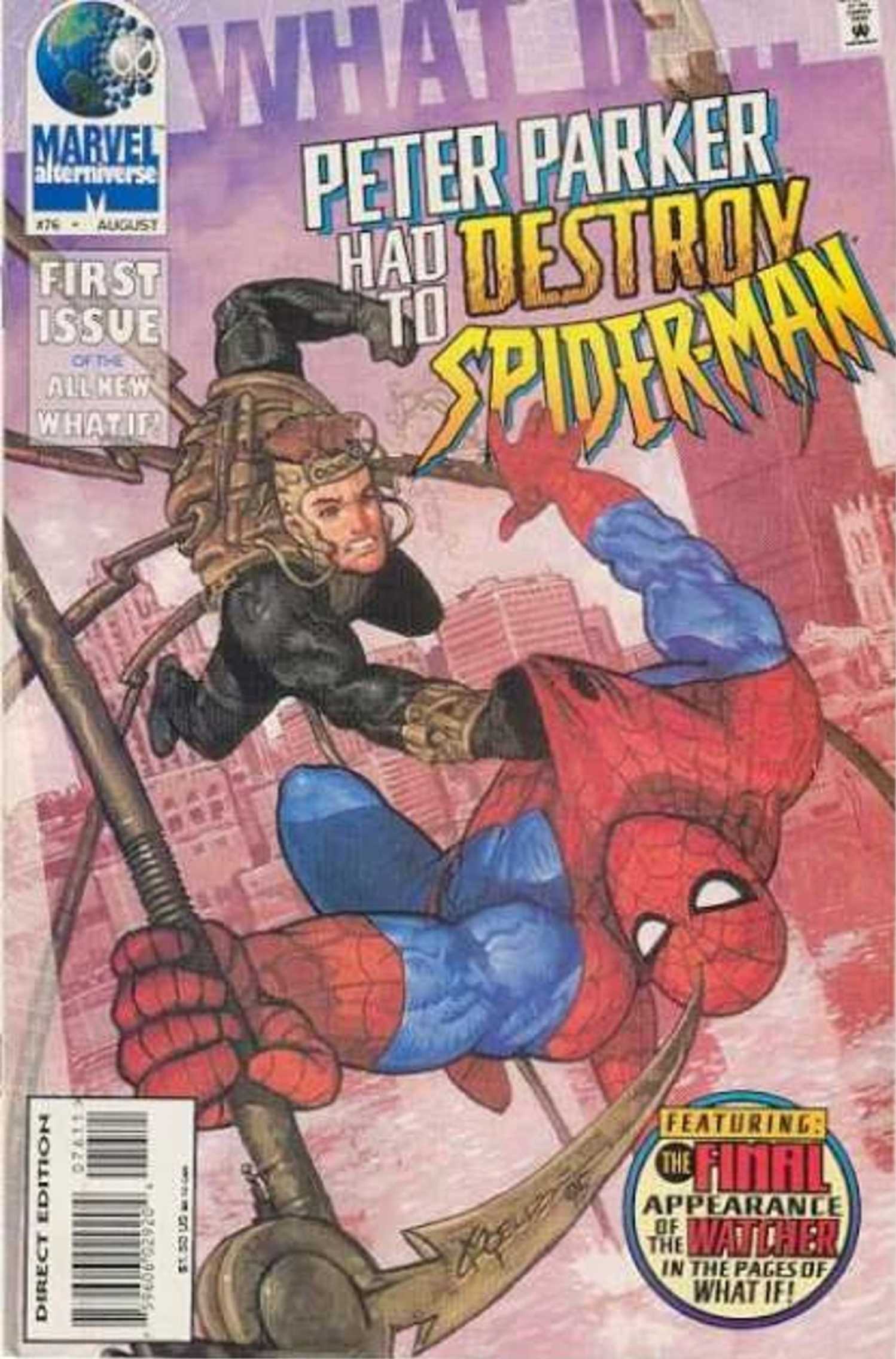 What If #76, Peter Parker fighting a villainous Spider-Man