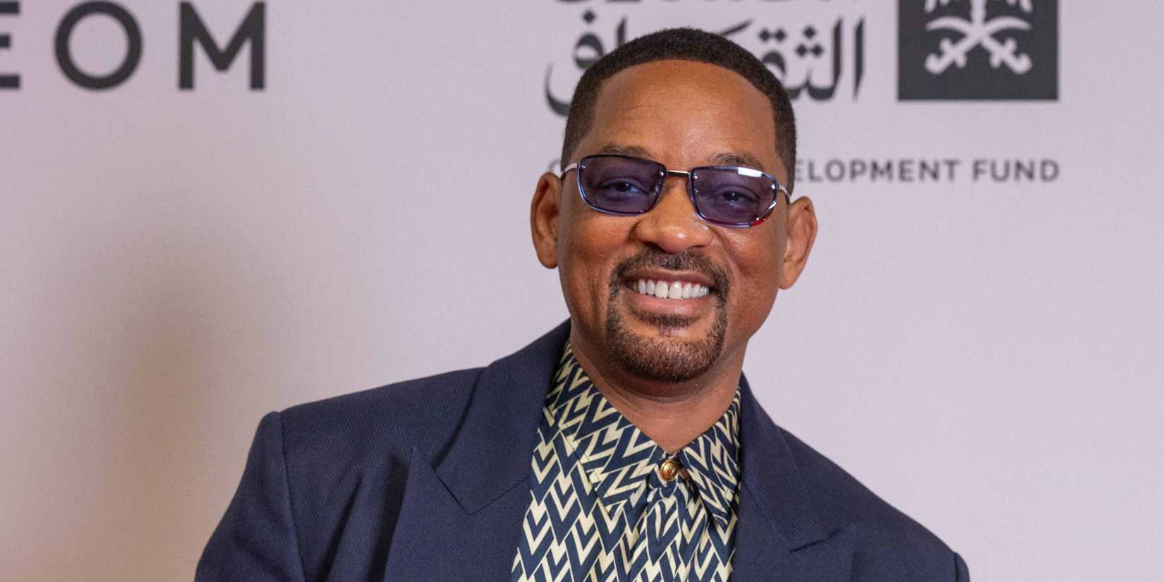 Will Smith smiling at Red Sea International Film Festival