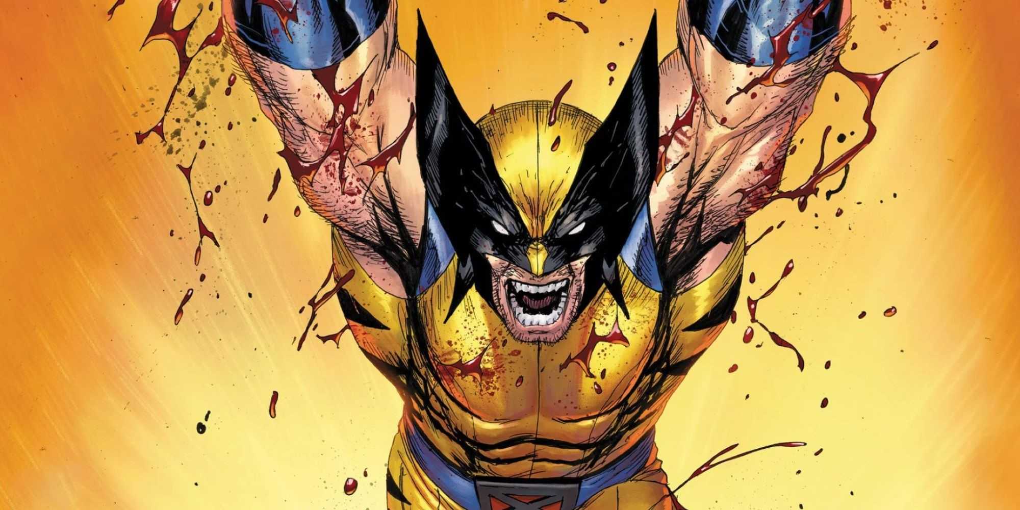 Wolverine Cover art screaming anger blood