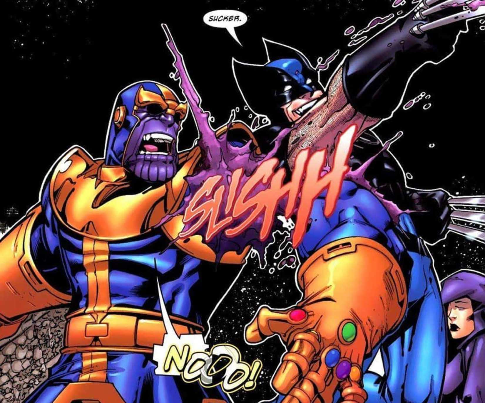WOLVERINE TAKES DOWN THANOS