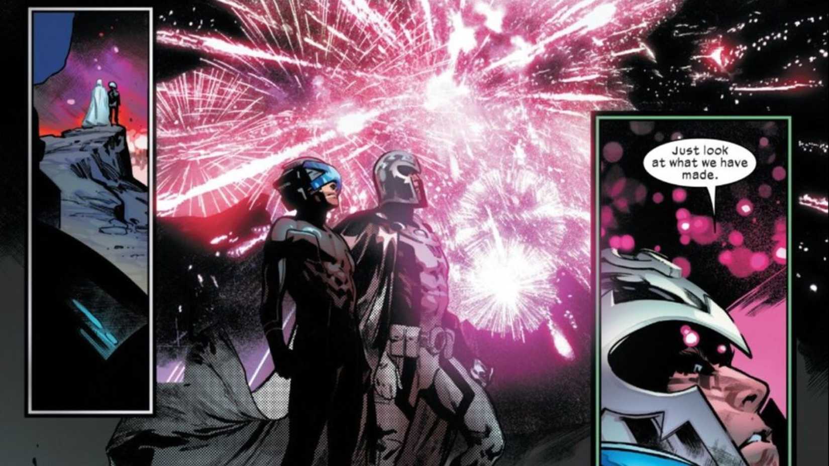 xavier and magneto being proud of krakoa