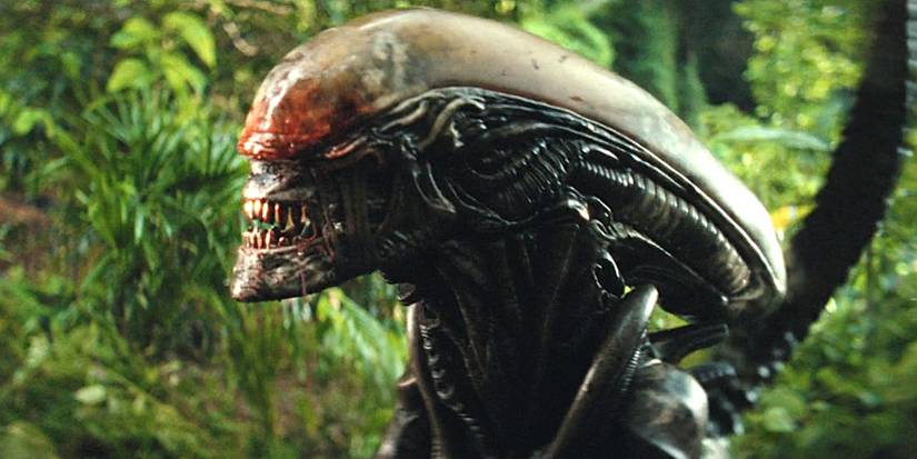A Xenomorph with blood on its maw in Alien: Earth season 1, episode 7