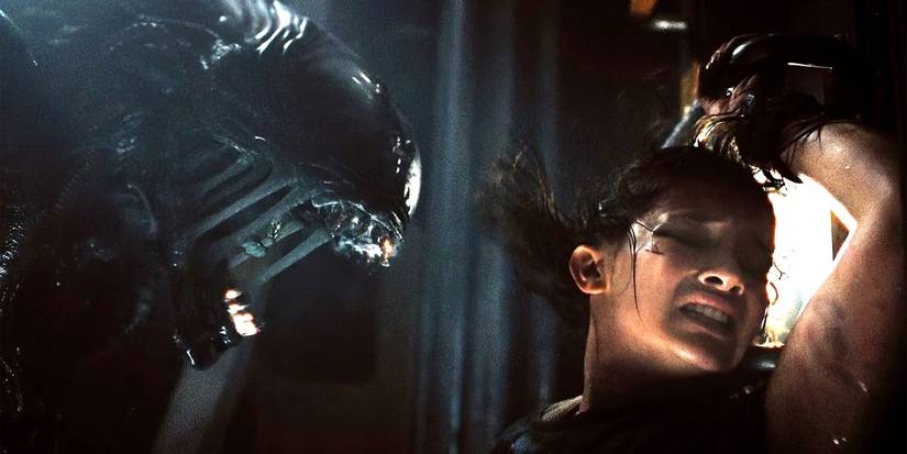 Xenomorfo e chuva em Alien Romulus