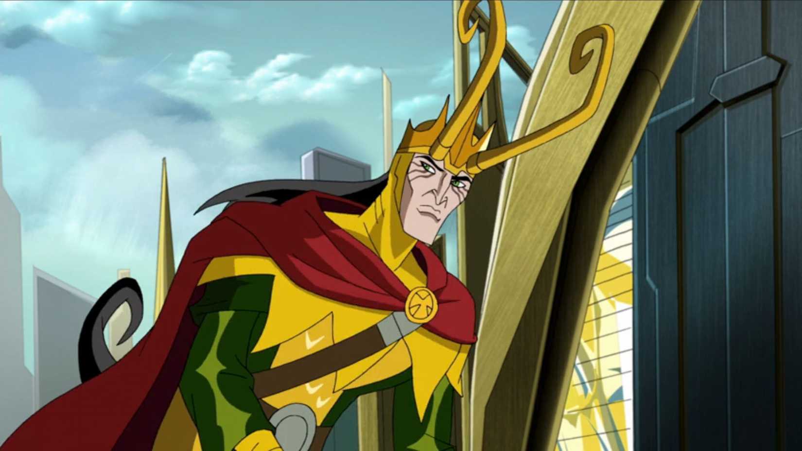 Um Loki derrotado em Vingadores: Os Super-Heróis Mais Poderosos da Terra