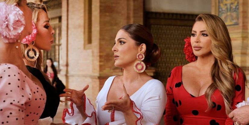 Uma cena da 7ª temporada de The Real Housewives of Miami. Stephanie discutindo com Lisa.