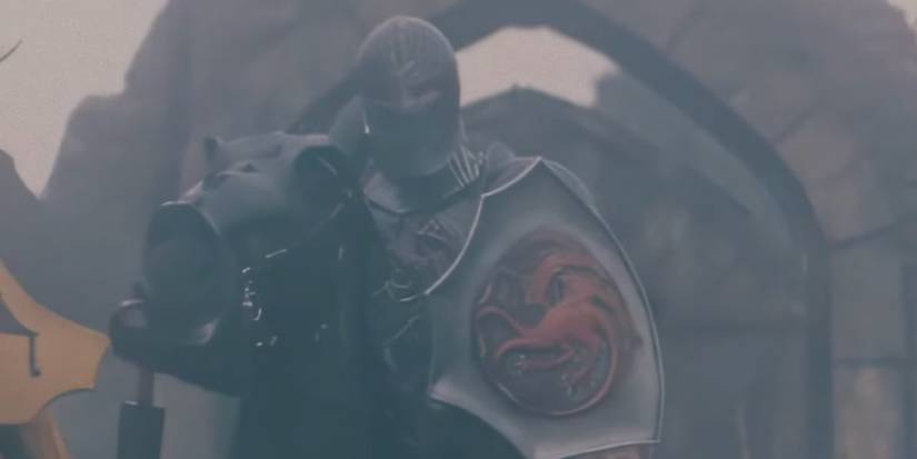 A Targaryen Prince on horseback in A Knight of the Seven Kingdoms