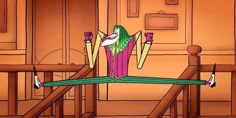 Coringa em cena da série Bat-Fam