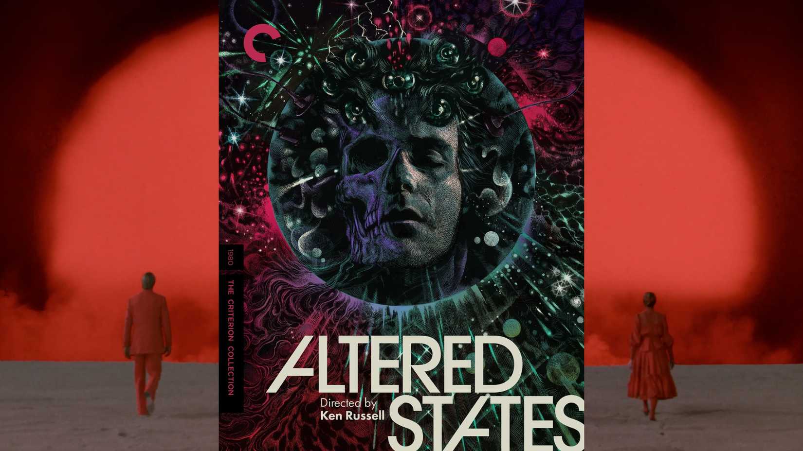 Arte da capa da edição Criterion de Altered States.