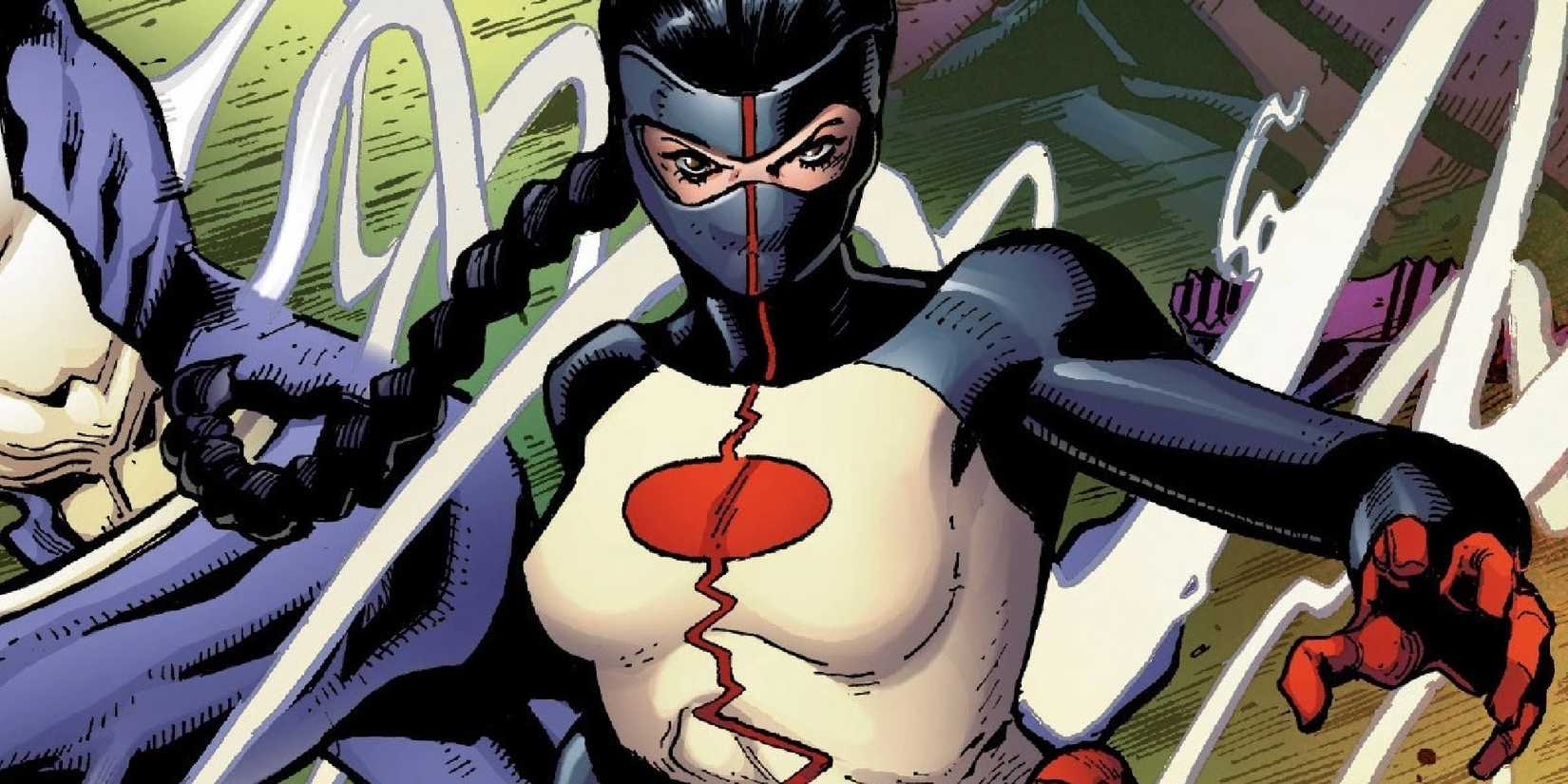 avengers hero Synapse, aka Emily Guerrero