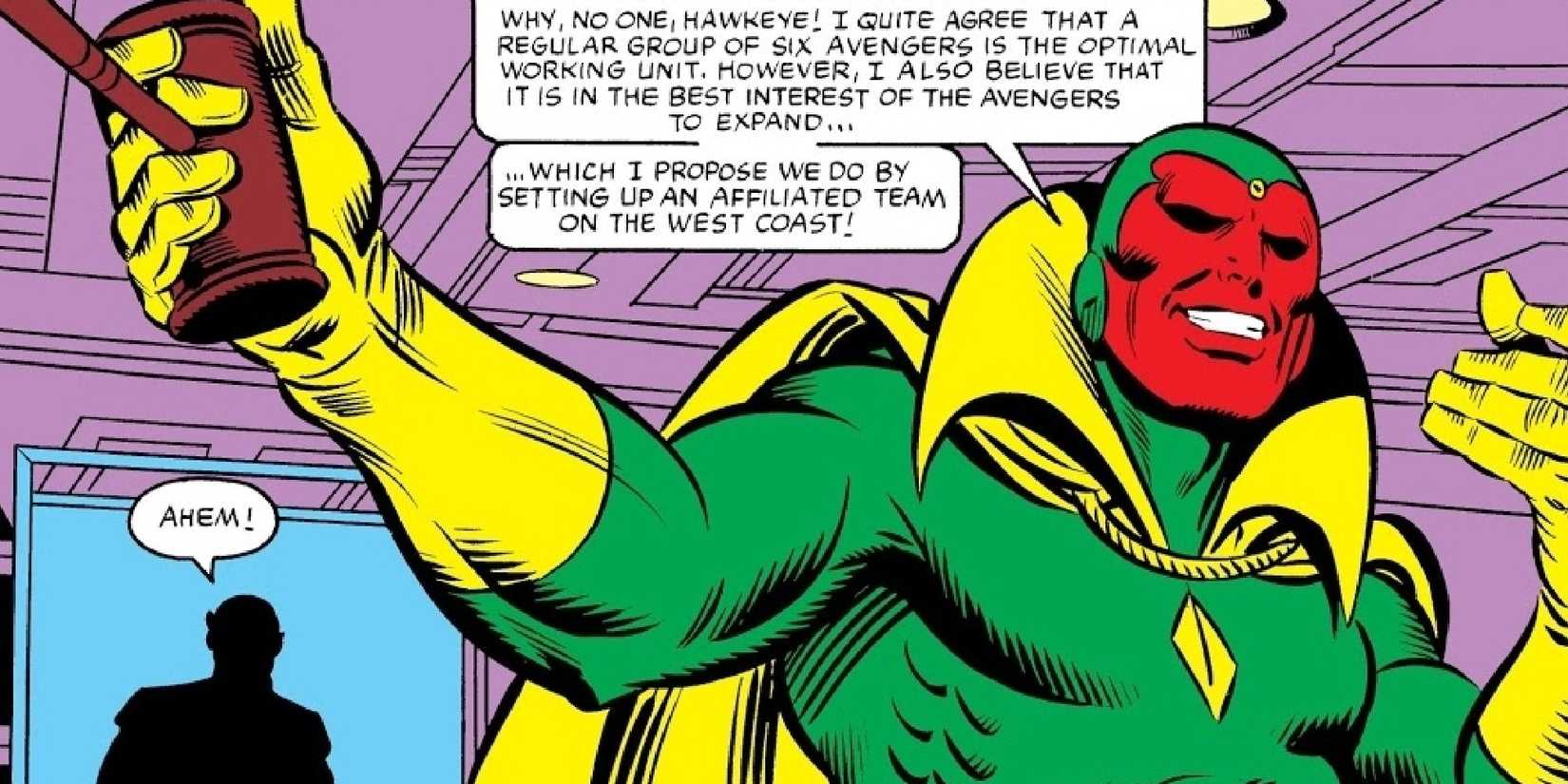 AVENGERS' VISION SUGGESTS THE WEST COAST AVENGERS