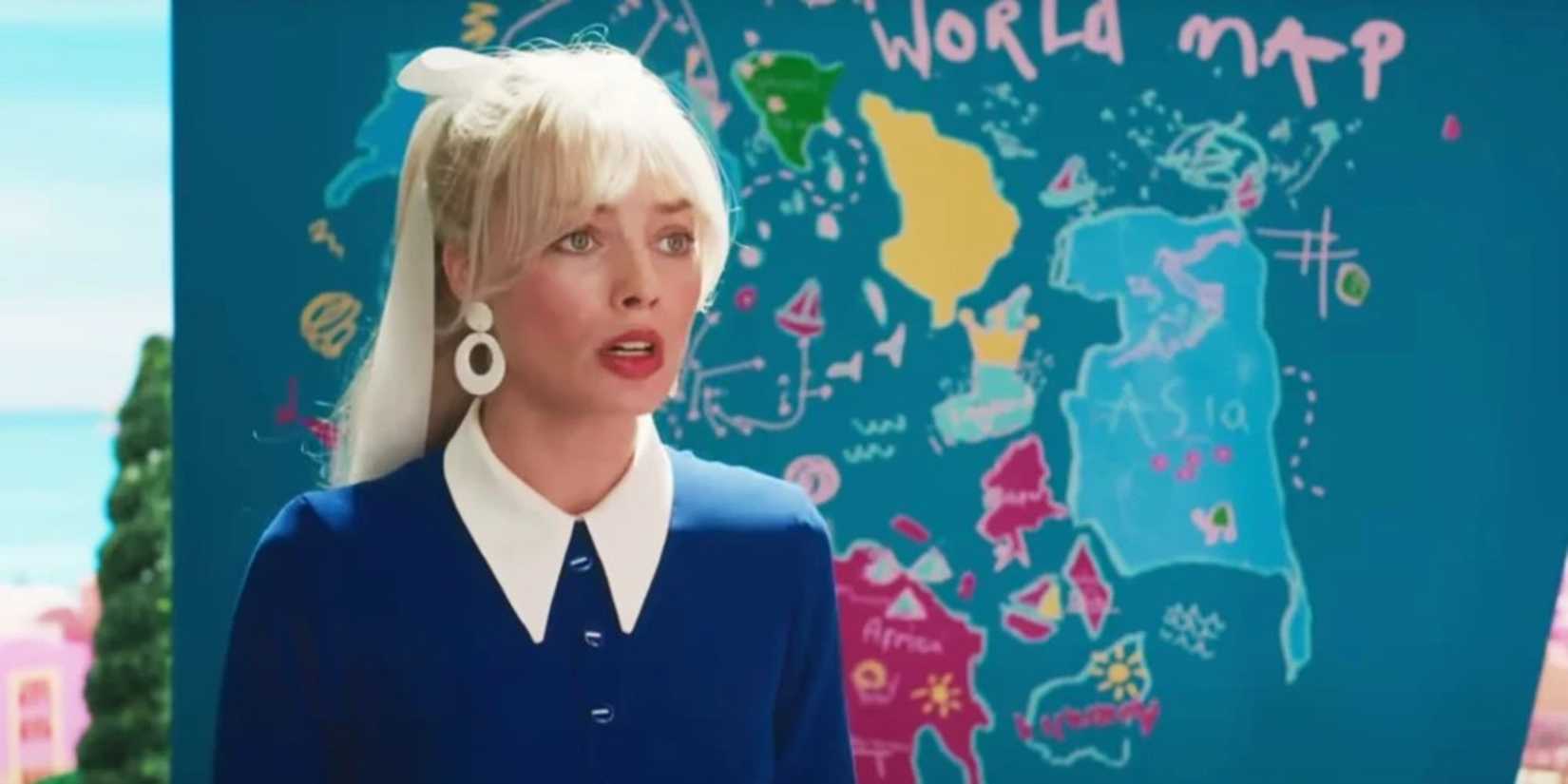 Magot Robbie in Barbie - South China Sea Map