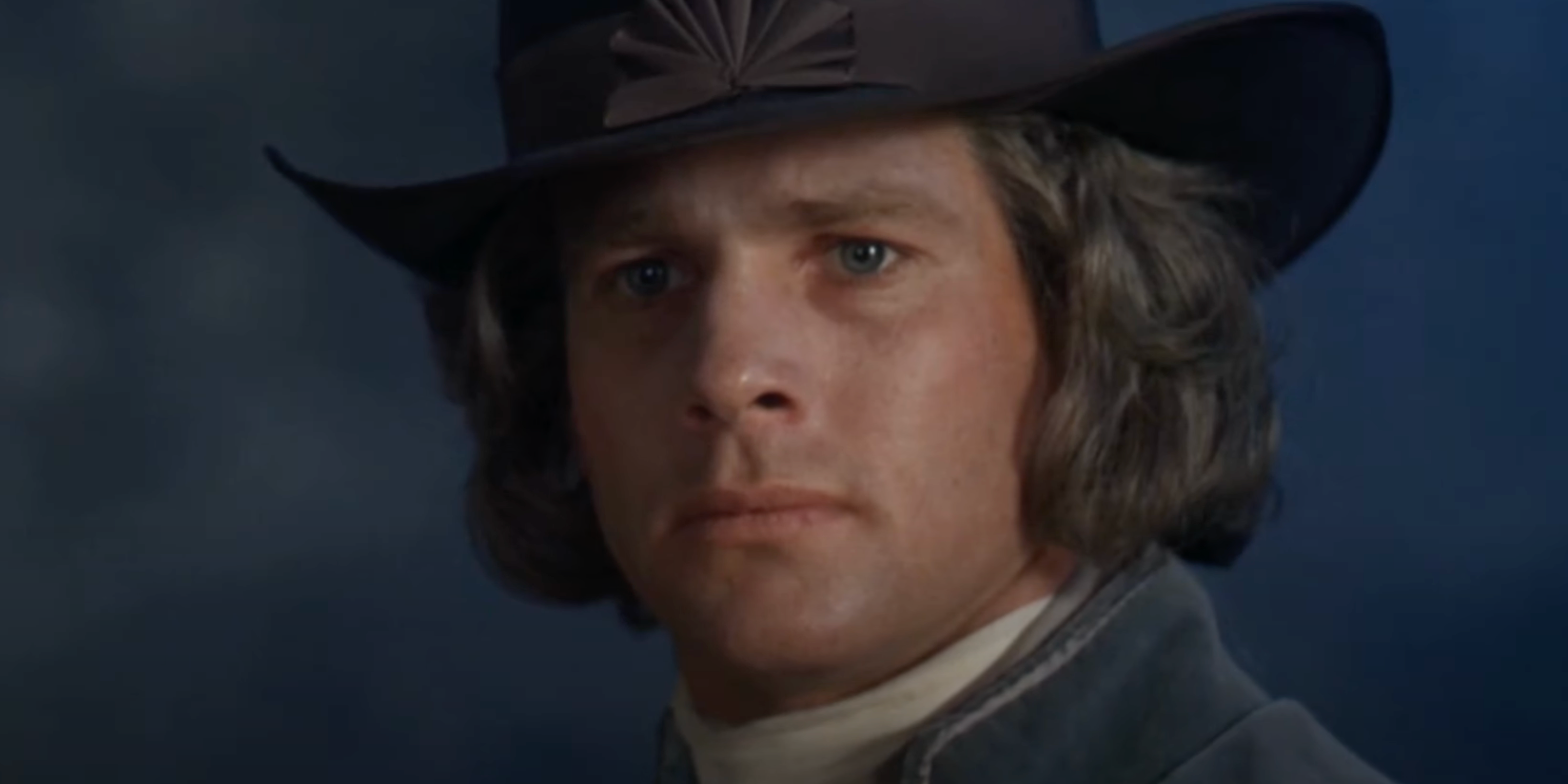 A close-up Ryan O'Neal in Barry Lyndon