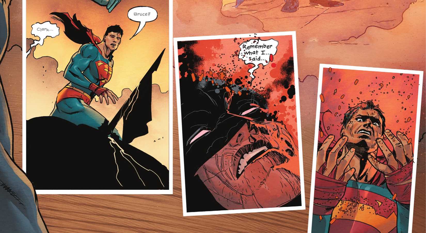 Batman Gives Last Words to Superman in DC KO #1 Comic