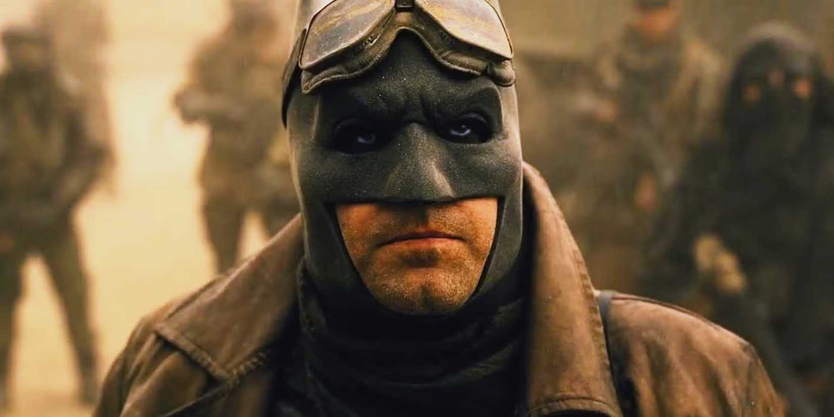 Ben Affleck no cenário Knightmare
