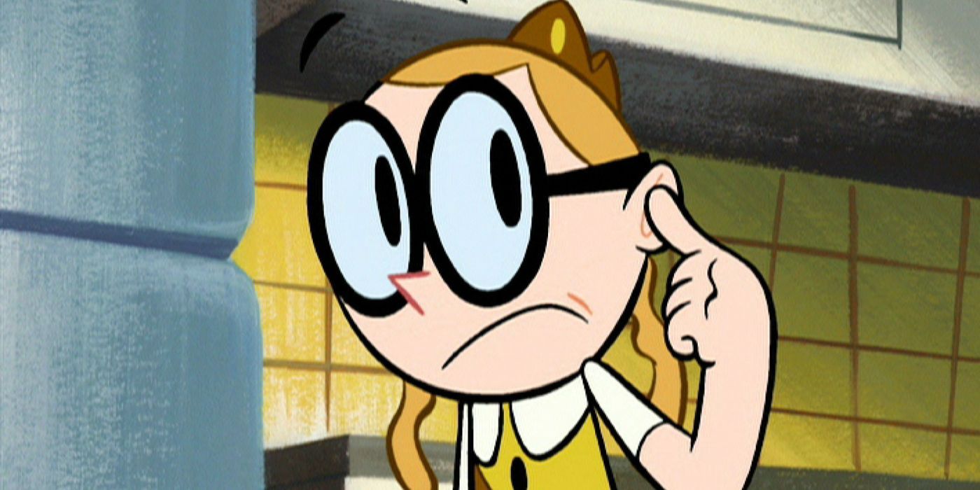 Bessie Higgenbottom em The Mighty B! com o dedo na orelha.
