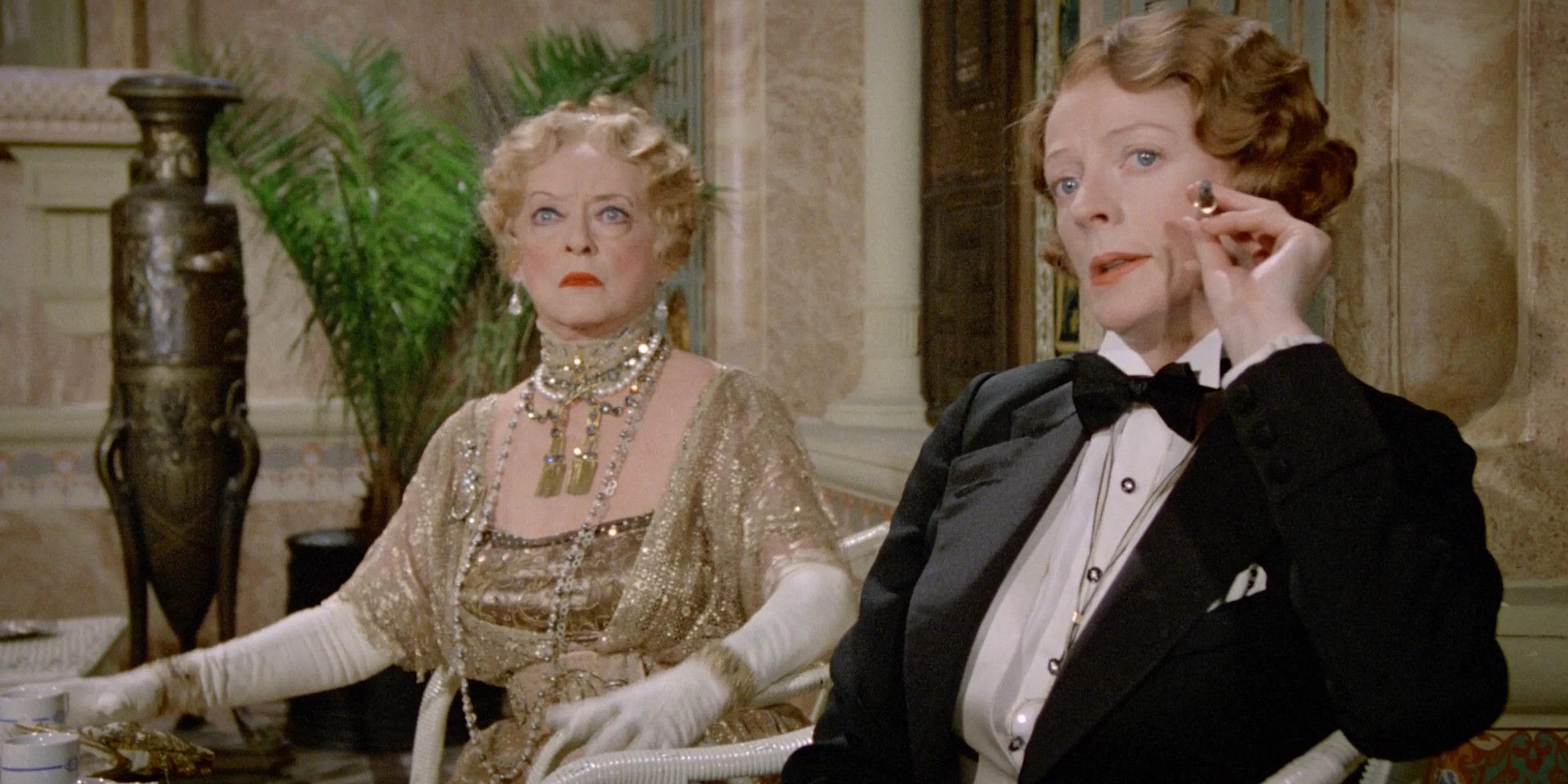 Bette Davis e Maggie Smith em Death on the Nile (1978)