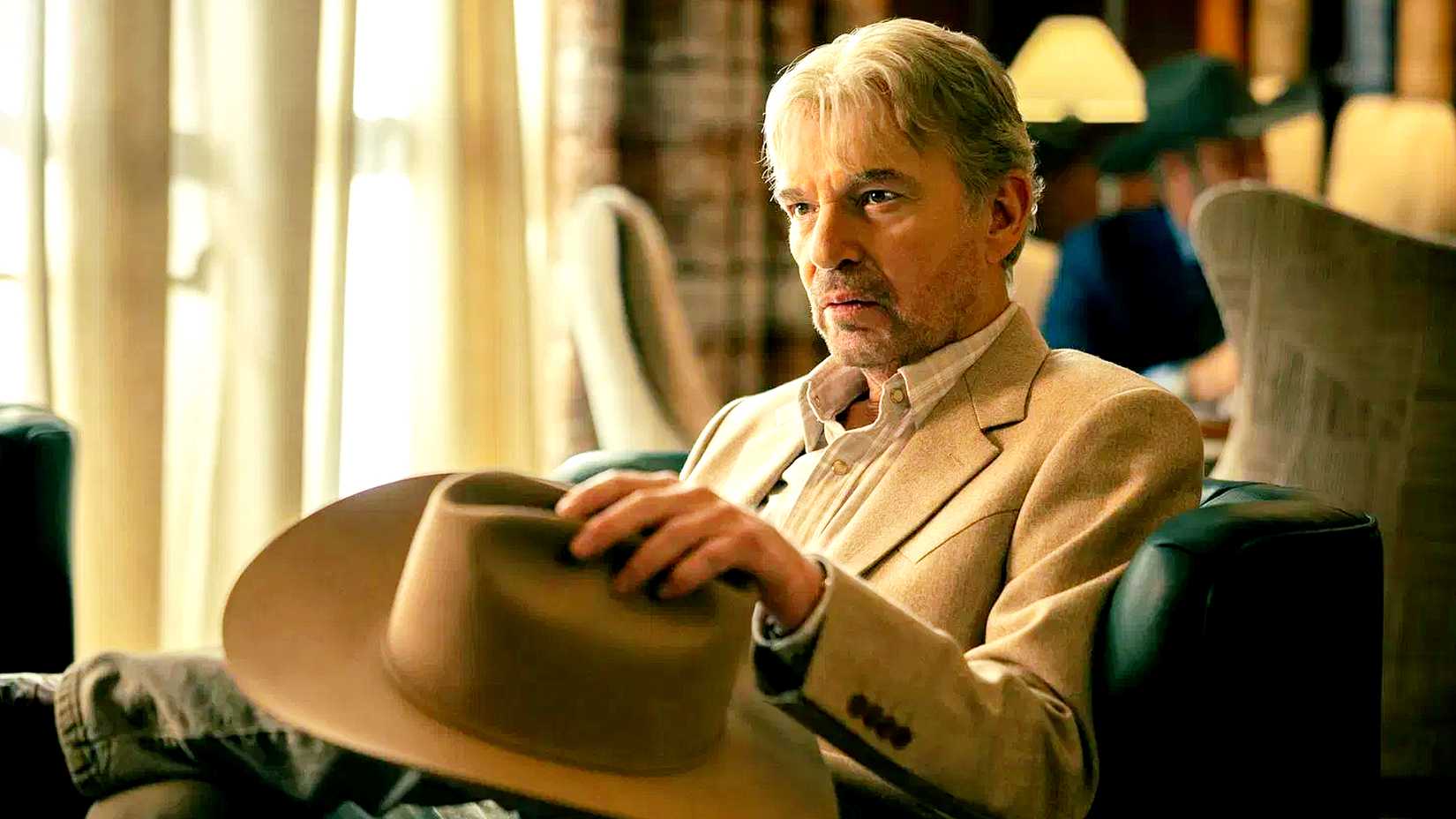 Billy Bob Thornton em cena da segunda temporada de Landman.