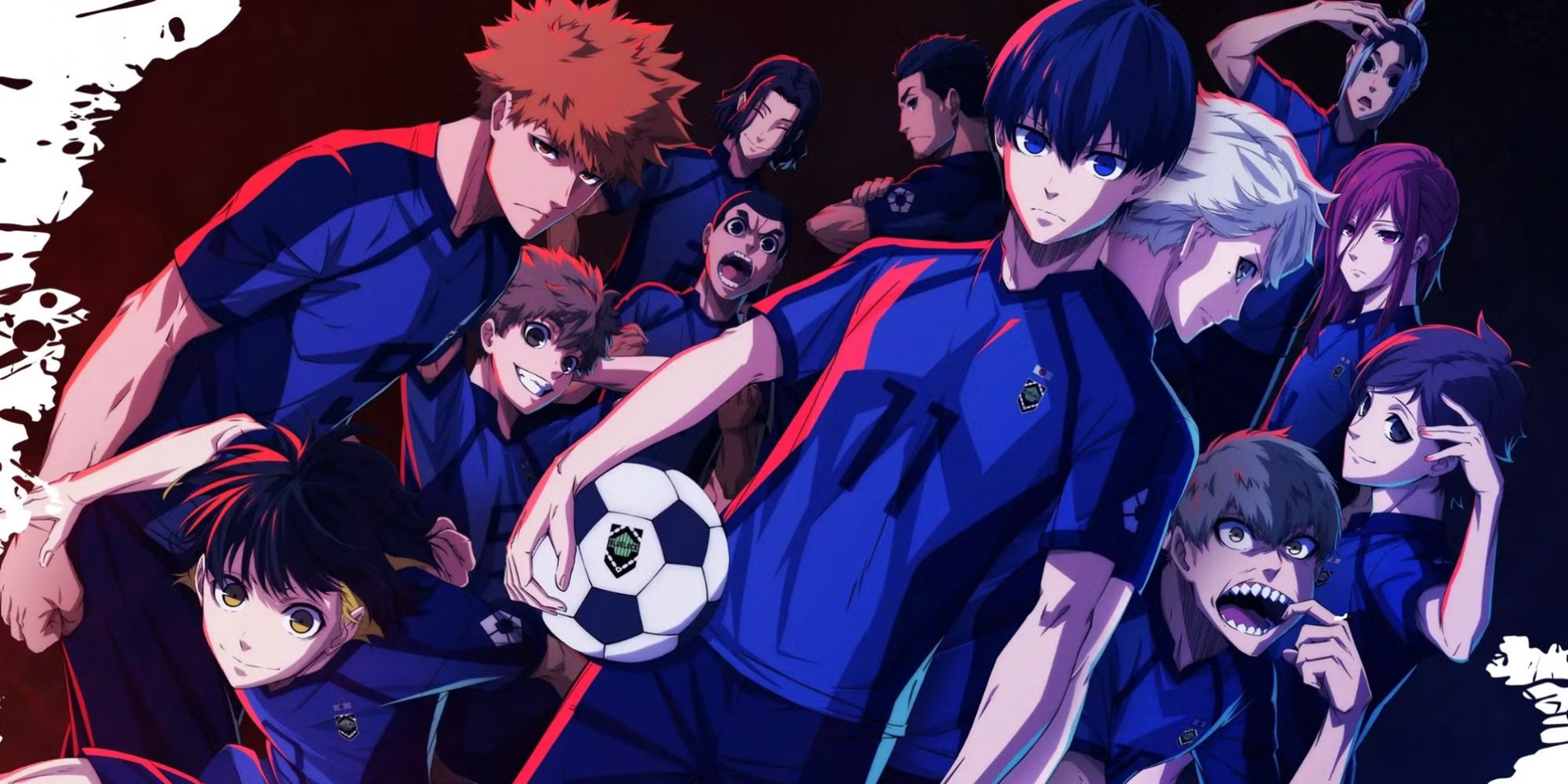 Blue Lock anime feature image - the cast of Blue Lock on the poster