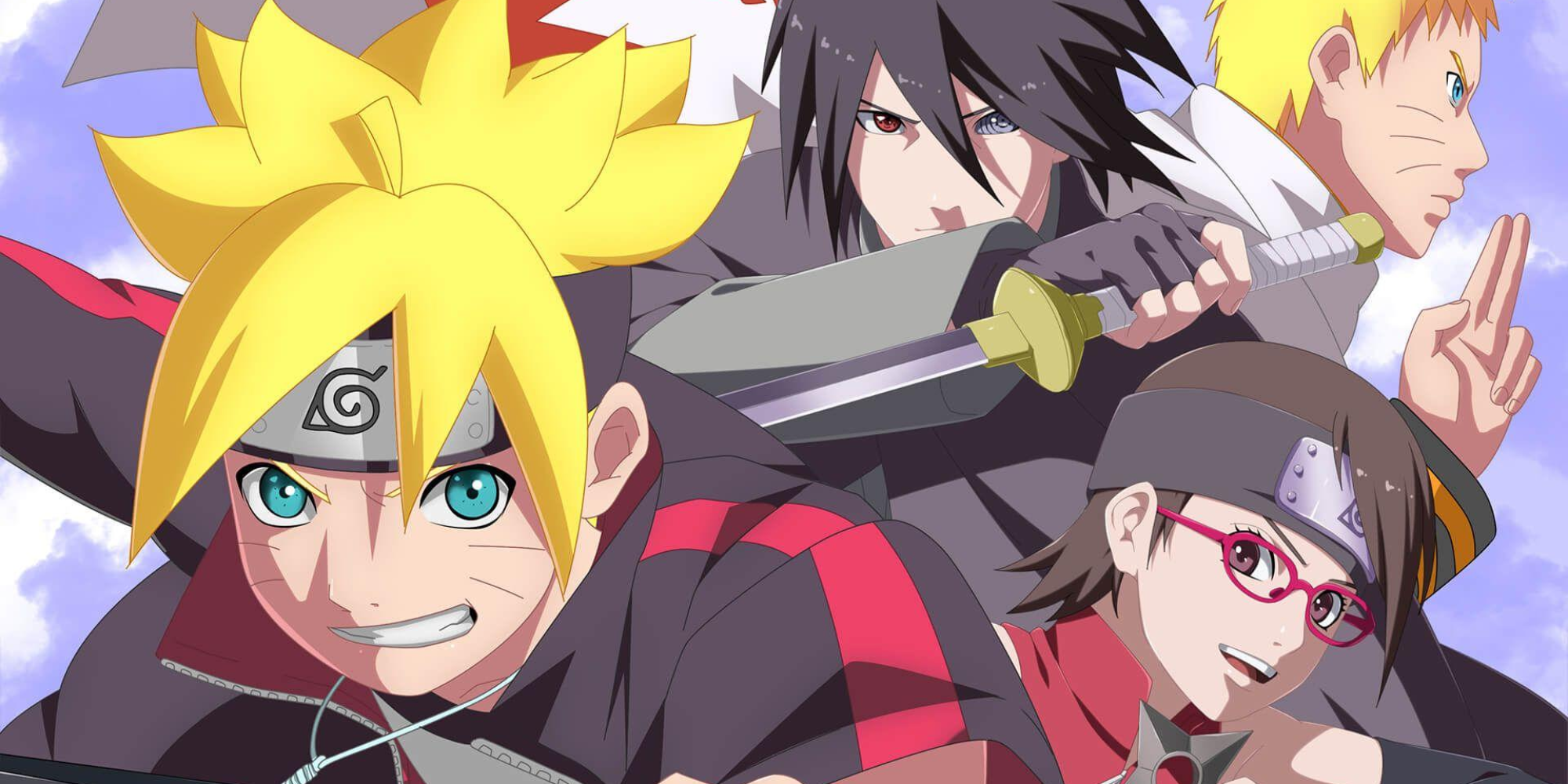 Boruto Naruto Next Generations anime featured image - Boruto, Naruto, Sasuke,  and Sarada