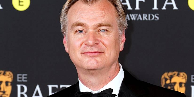 Christopher Nolan no tapete vermelho do BAFTA