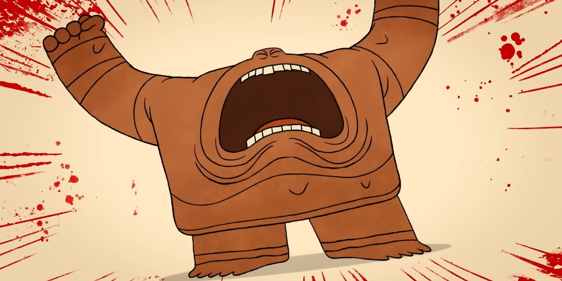 Clayface urlante in rabbia in Bat-Fam
