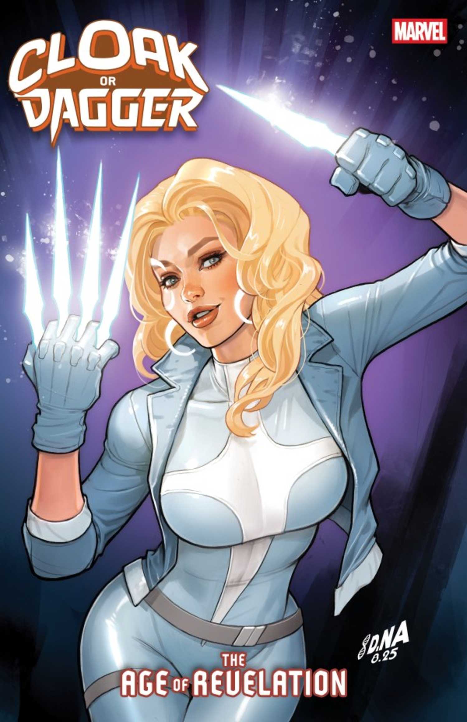 cloak or dagger variant cover, showing dagger being powerful