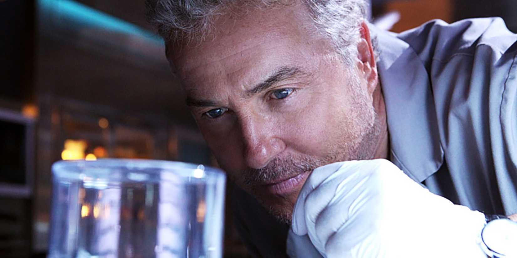 William Petersen as Gil Grissom in the CSI series finale