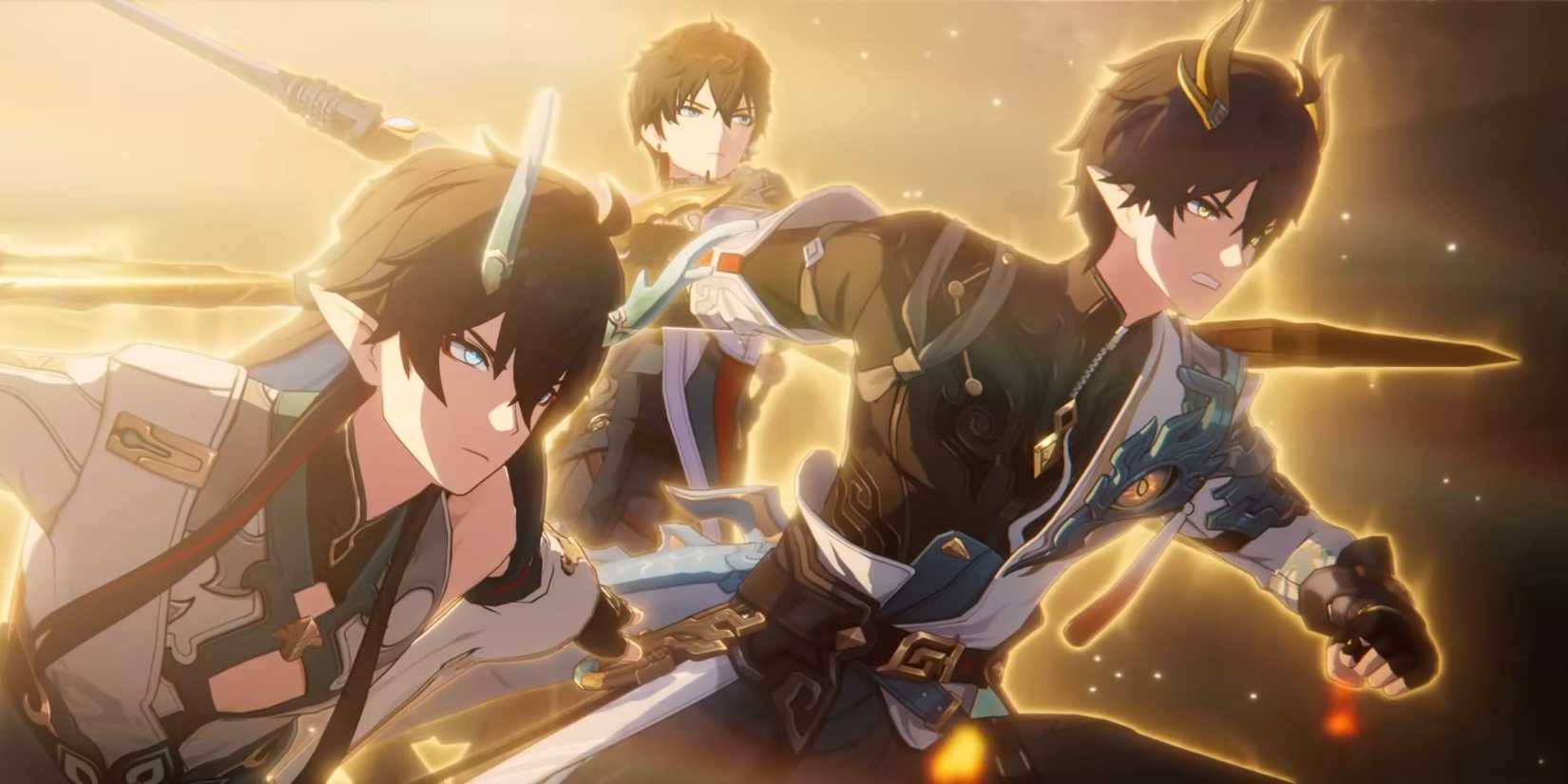 Dan Heng's multiple forms charge forward in Honkai Star Rail.