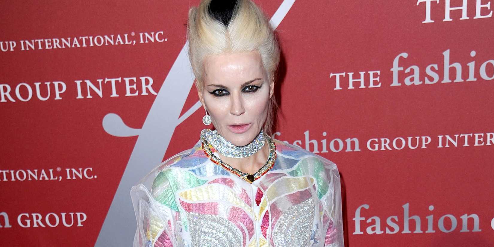 Daphne Guinness at the 2017 International Fashion Gala Fashion Evening Gala