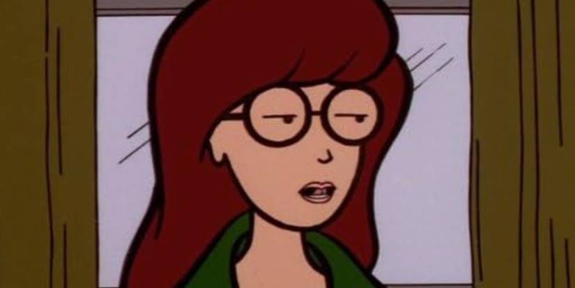 Daria com expressão séria em Daria
