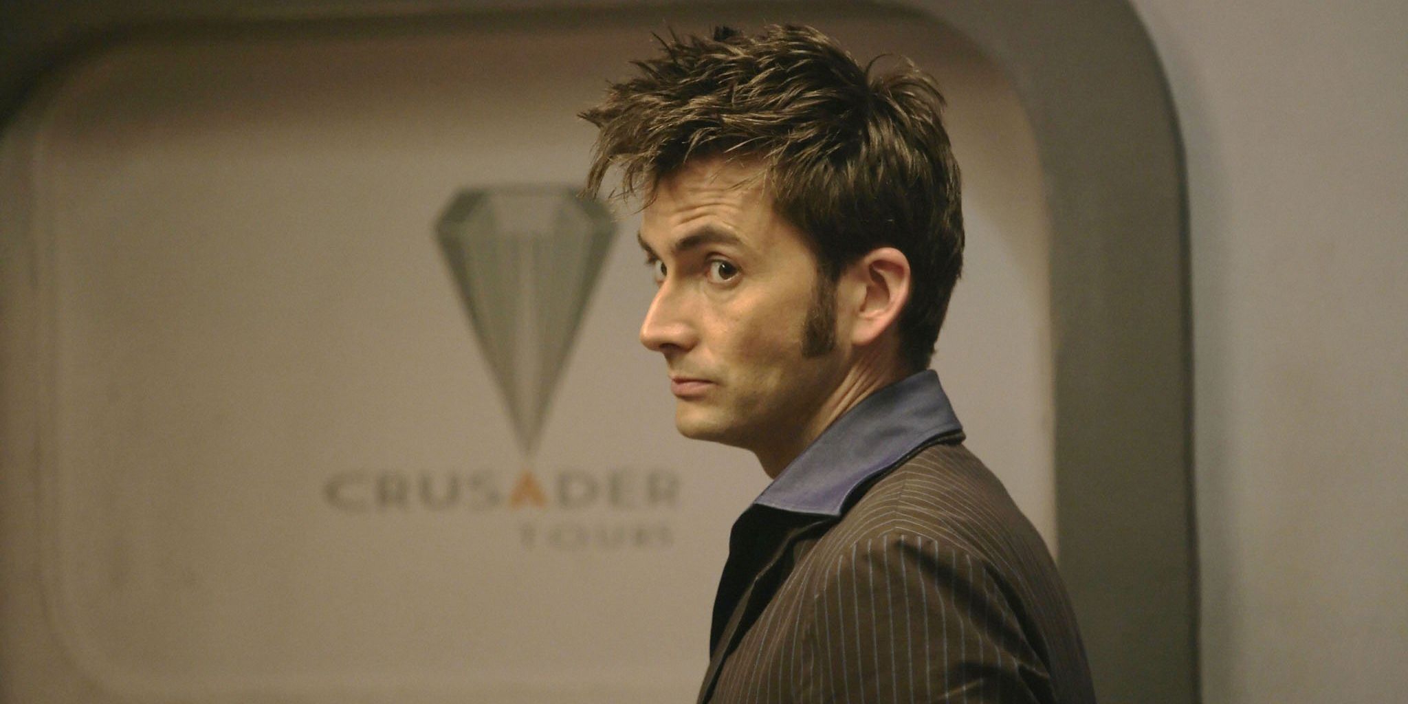 David Tennant como o Doutor no episódio Midnight