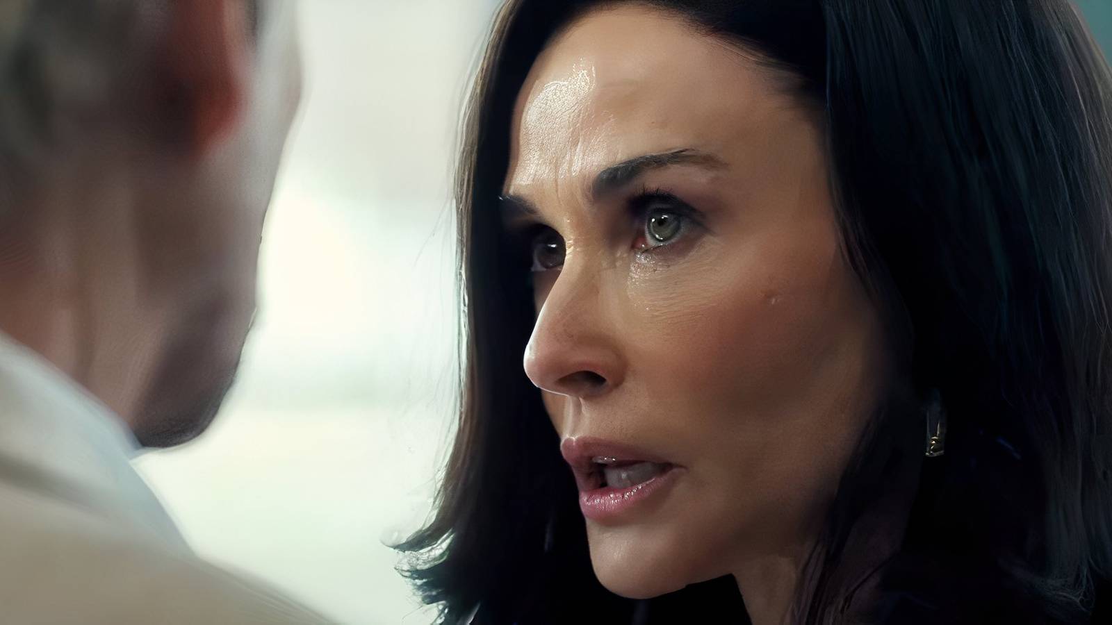 Demi Moore close up in Landman season 2