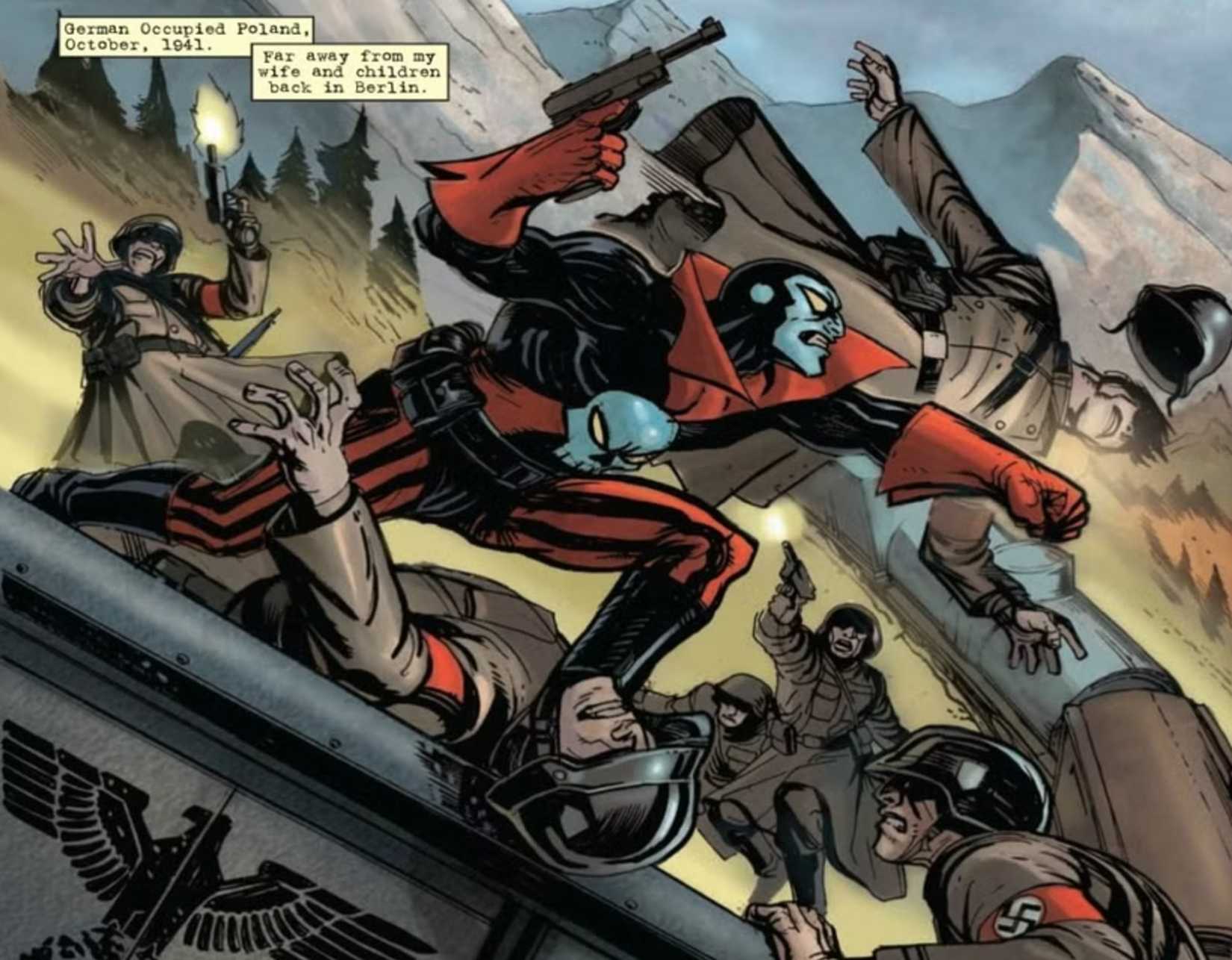 destroyer fighting nazis