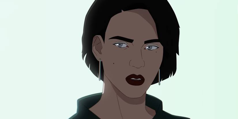 Diana Shetland looking at something in Splinter Cell: Deathwatch